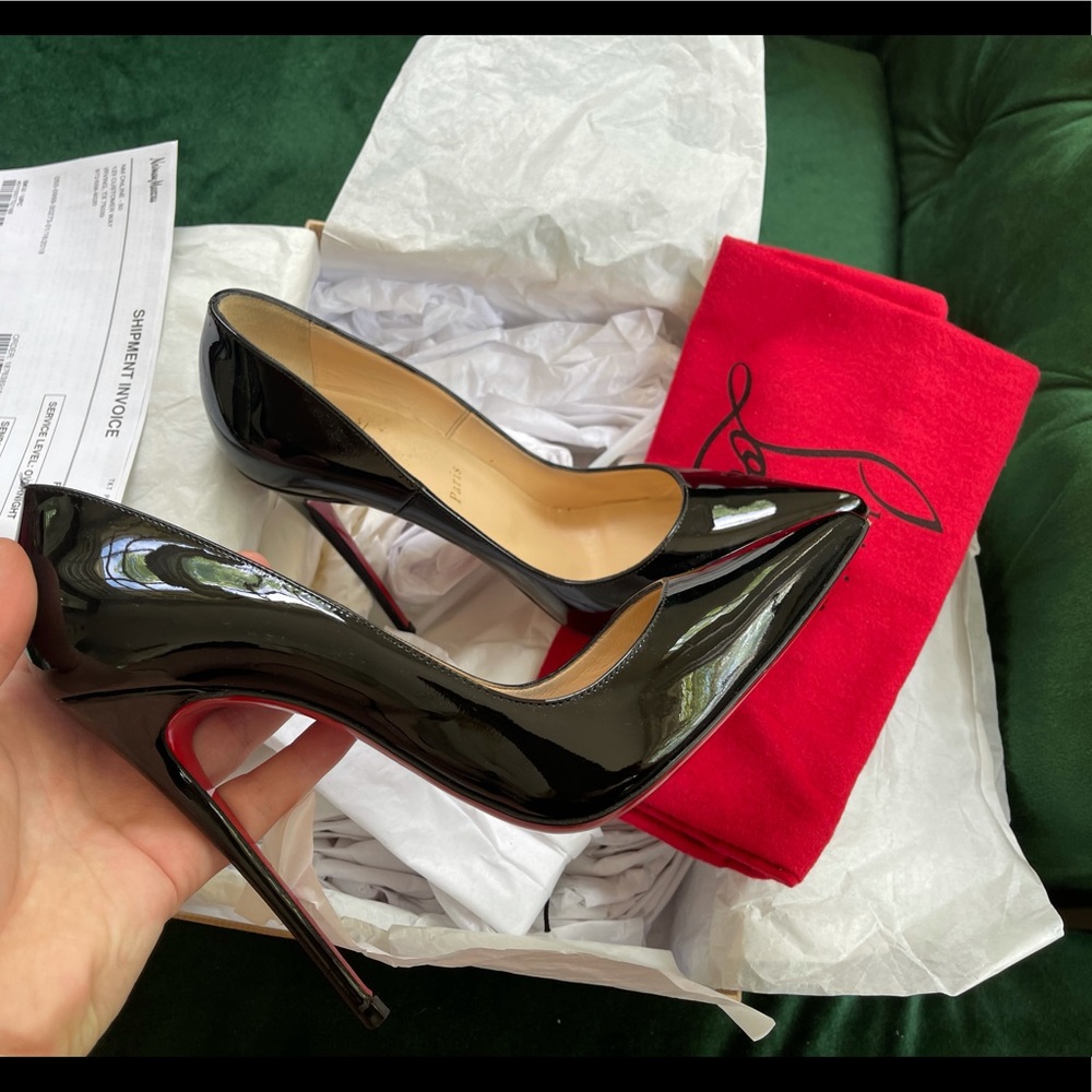 LOUBOUTIN ‘SO KATE’ RED BOTTOMS